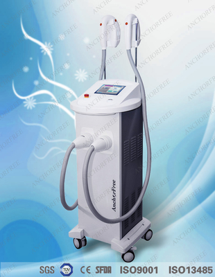 Máquina do rejuvenescimento da pele de 2 Handpieces com E-luz IPL RF